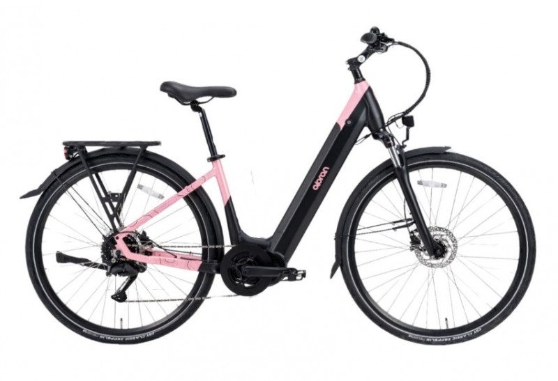 Městské elektrokolo OLPRAN Tilia 28 Low 2025 (růžová/černá)